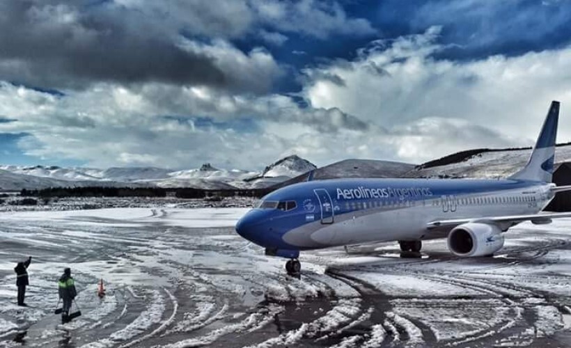 Imagen de Aerolíneas Argentinas con ofertas para el invierno