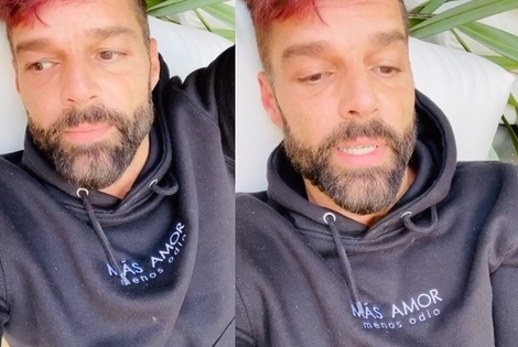 Imagen de Ricky Martin y la cuarentena: Lloro porque siento miedo