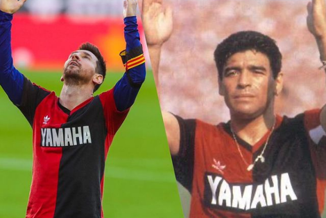 Imagen de El emotivo homenaje de Leo Messi a Maradona