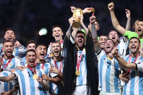 Imagen de LA FELICIDAD DE TODOS... ¡Argentina, campeón del mundo!