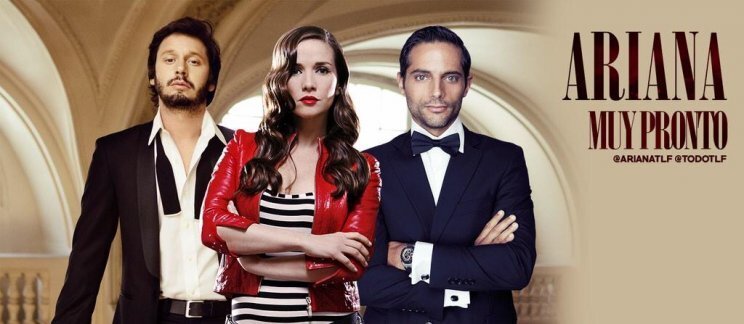 Imagen de Ariana, la nueva novela de Oreiro, Vicuña y Furriel