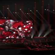 Dise&ntilde;o 3D del escenario del Rebel Heart Tour
