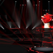 Dise&ntilde;o 3D del escenario del Rebel Heart Tour