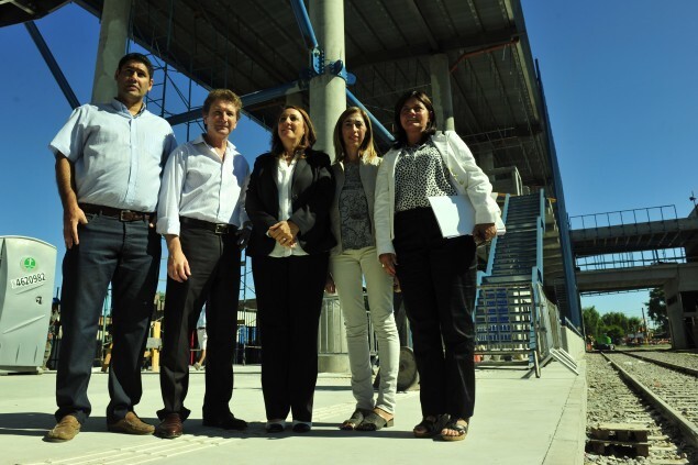 Recorrida por las obras de la Estaci&oacute;n Rosario Sur