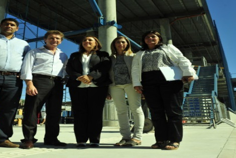 Recorrida por las obras de la Estaci&oacute;n Rosario Sur
