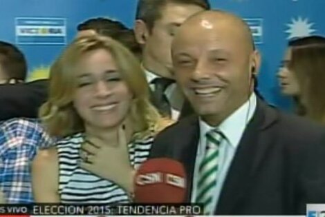 Imagen de Blooper de los movileros de C5N y TN