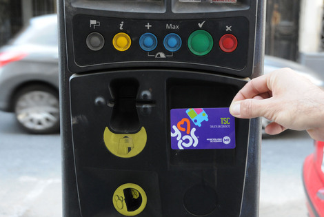 Imagen de La Tarjeta sin Contacto permite pagar el estacionamiento medido