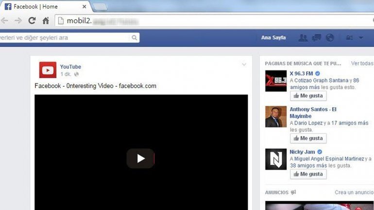 Imagen de Falso video porno por Facebook, es virus.