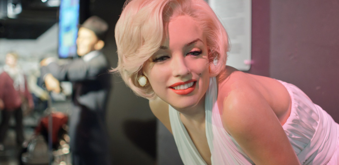 Imagen de Marilyn Monroe, y el después de la muerte.