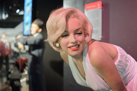 Imagen de Marilyn Monroe, y el despu&eacute;s de la muerte.