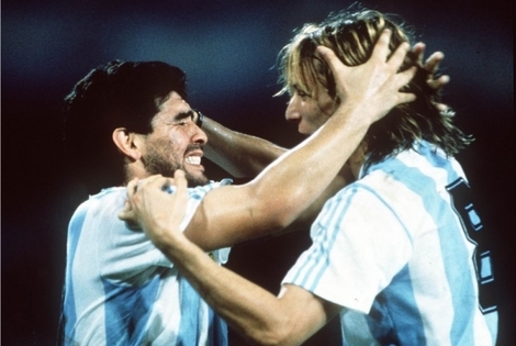 Imagen de Maradona-Caniggia, la dupla exitosa