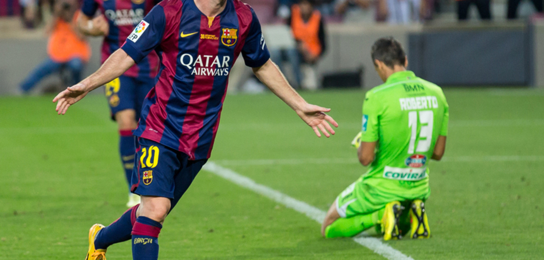 Imagen de Messi marcó el gol número 500 en su carrera