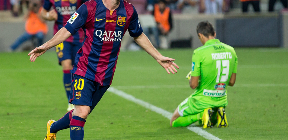 Imagen de Messi marc&oacute; el gol n&uacute;mero 500 en su carrera
