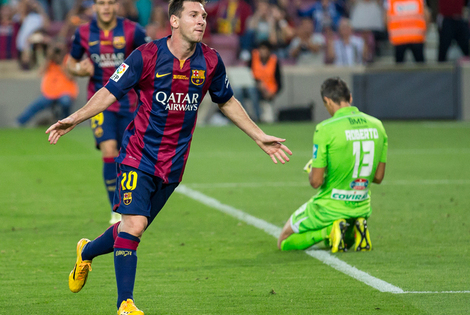 Imagen de Messi marcó el gol número 500 en su carrera