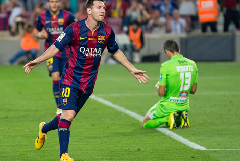 Imagen de Messi marcó el gol número 500 en su carrera
