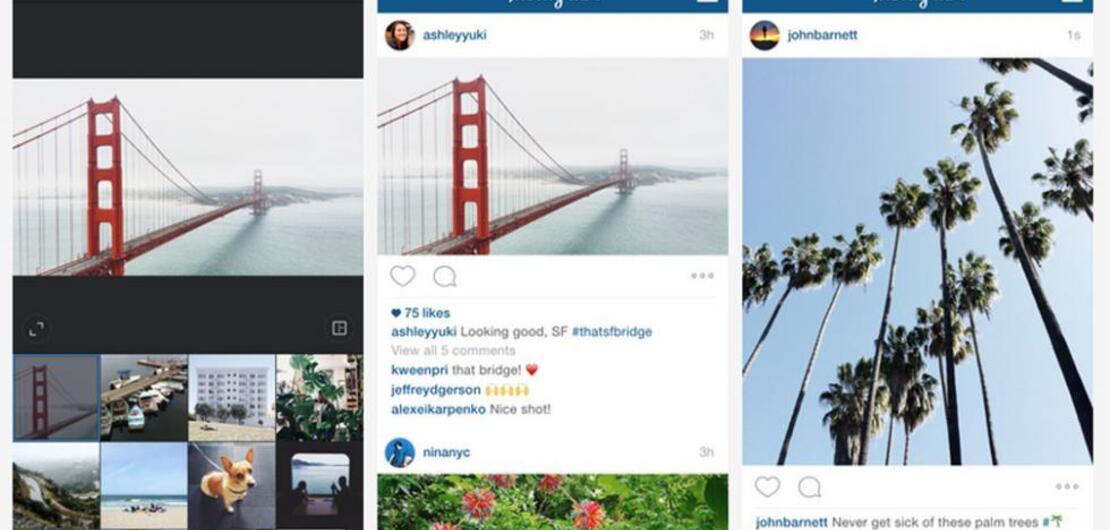 Imagen de Instagram: las fotos ya no tienen que ser cuadradas
