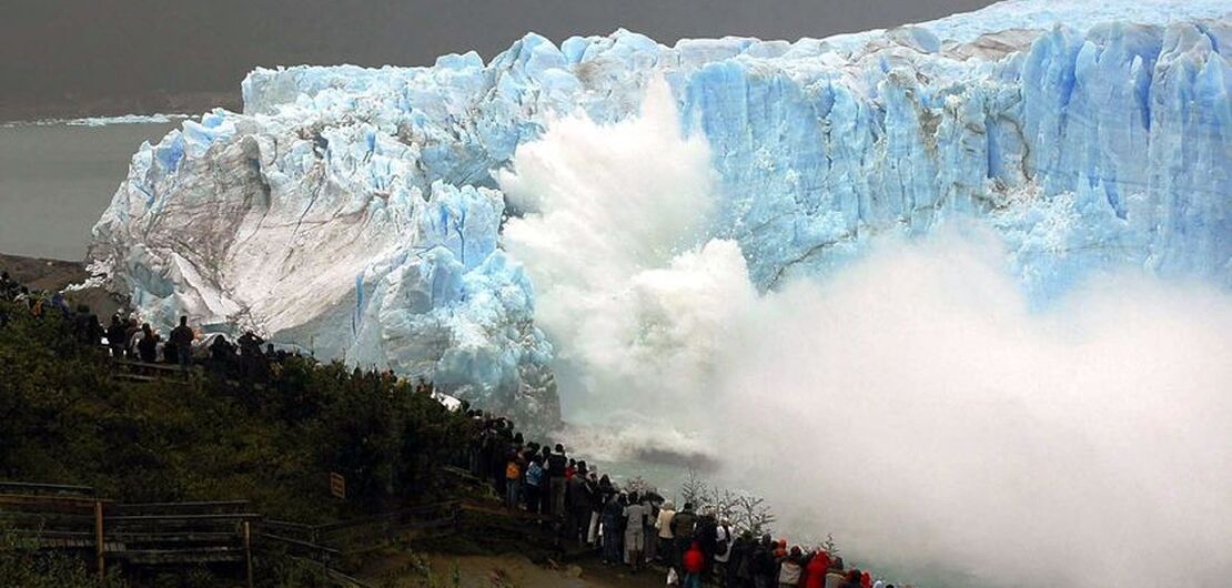 Imagen de Cay&oacute; el puente de hielo del Perito Moreno