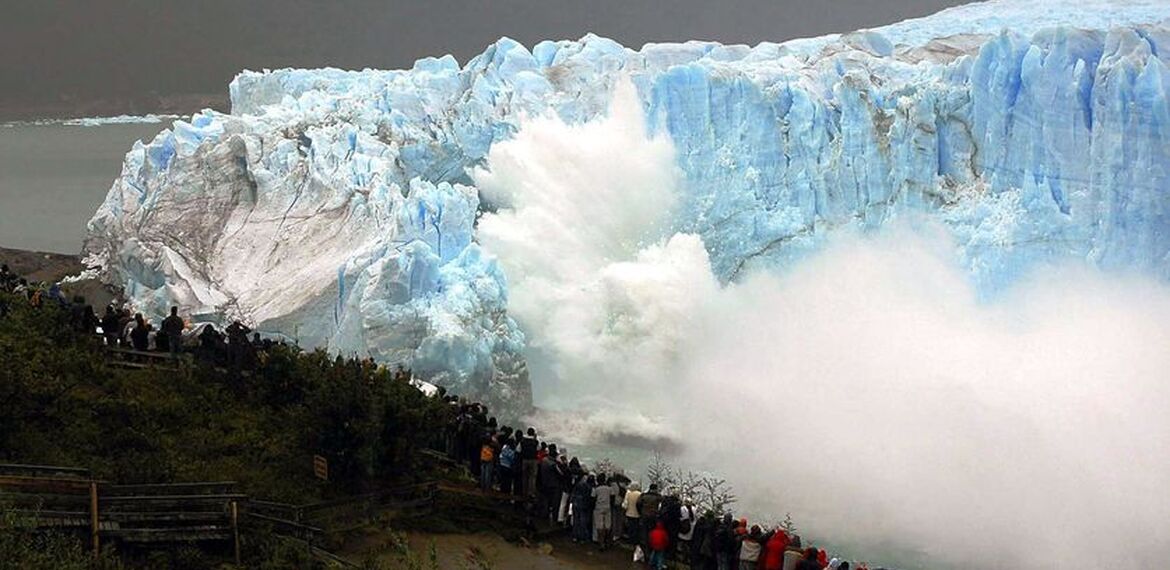 Imagen de Cay&oacute; el puente de hielo del Perito Moreno