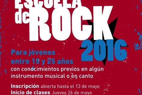 Imagen de Se abri&oacute; la inscripci&oacute;n para la Escuela de Rock 2016