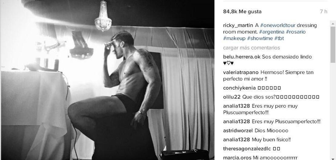 Imagen de Ricky Martin record&oacute; a Rosario en Instagram