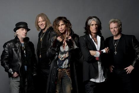 Imagen de Aerosmith en la Argentina en su gira despedida