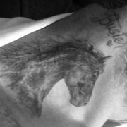 David Beckham se hizo un nuevo tatuaje