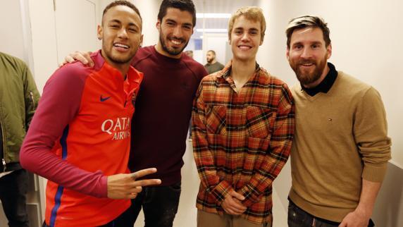 Imagen de Justin Bieber uno más en el Barcelona