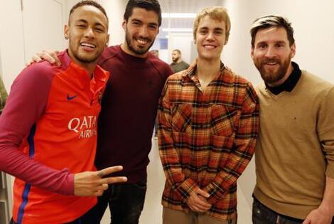 Imagen de Justin Bieber uno más en el Barcelona