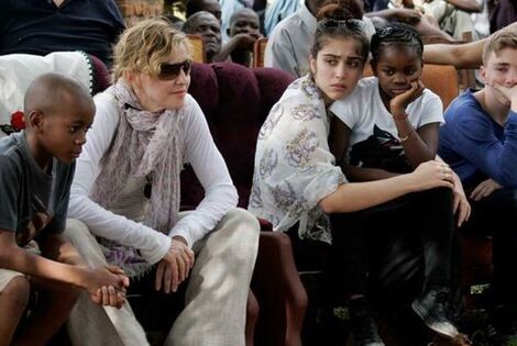 Imagen de Madonna adopt&oacute; dos ni&ntilde;as de Malawi