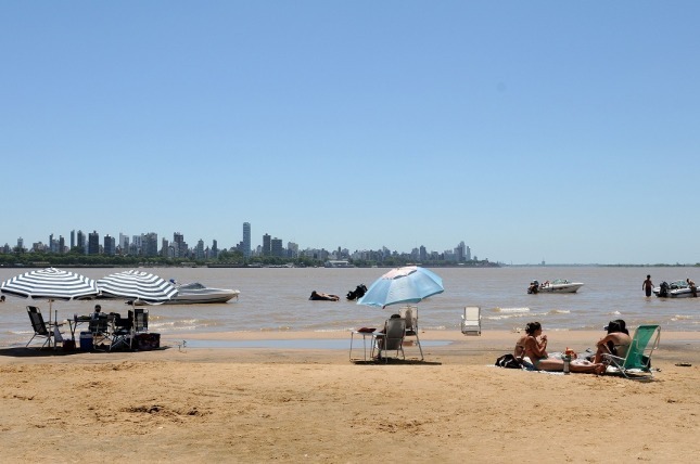 Imagen de La isla "El Banquito de San Andrés" en Rosario