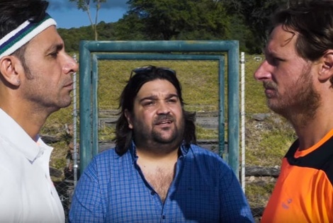 Imagen de Mart&iacute;n Bossi y David Nalbandian, mano a mano