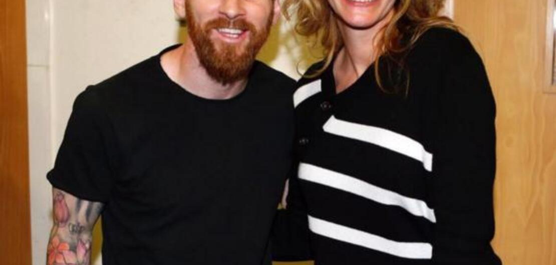 Imagen de Messi, fan de Julia Roberts