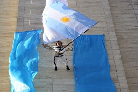 Imagen de Rosario rinde homenaje a la Bandera