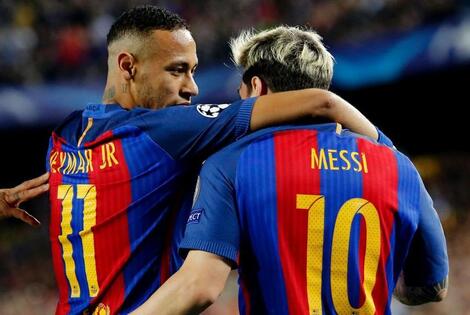 Imagen de Messi y Neymar, juntos por los refugiados