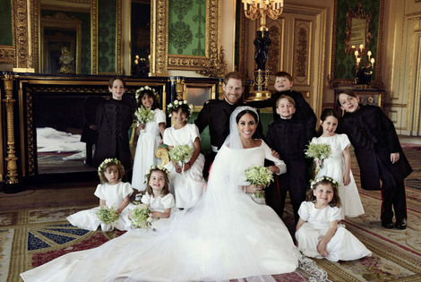 Imagen de Se casaron el príncipe Harry y la actriz Meghan Markle