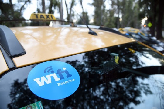 Imagen de Rosario incorpora conectividad wifi en el servicio de taxis