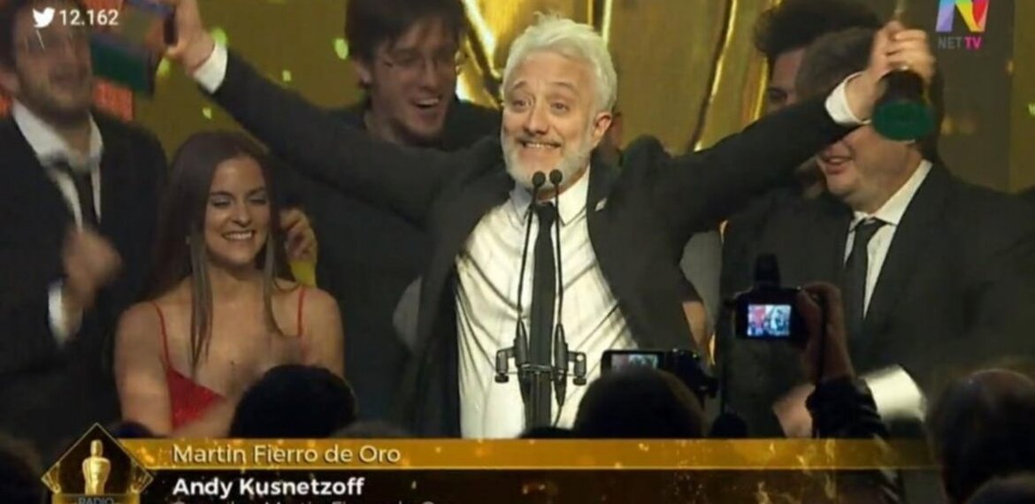 Imagen de Andy Kusnetzoff gan&oacute; el Mart&iacute;n Fierro de oro en radio