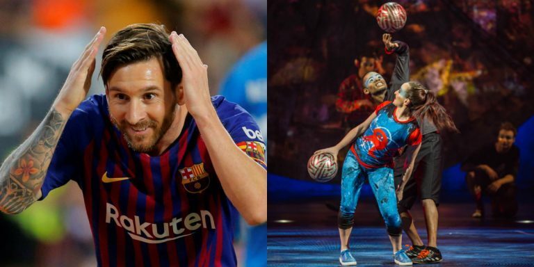 Imagen de La historia de Leo Messi por el Cirque du Soleil