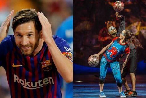 Imagen de La historia de Leo Messi por el Cirque du Soleil