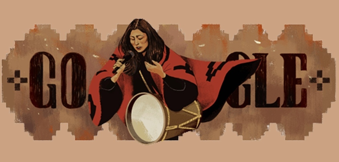 Imagen de Google le rinde homenaje a Mercedes Sosa