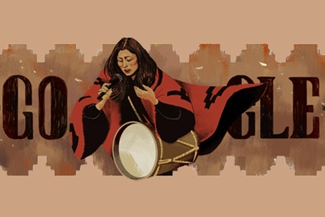 Imagen de Google le rinde homenaje a Mercedes Sosa