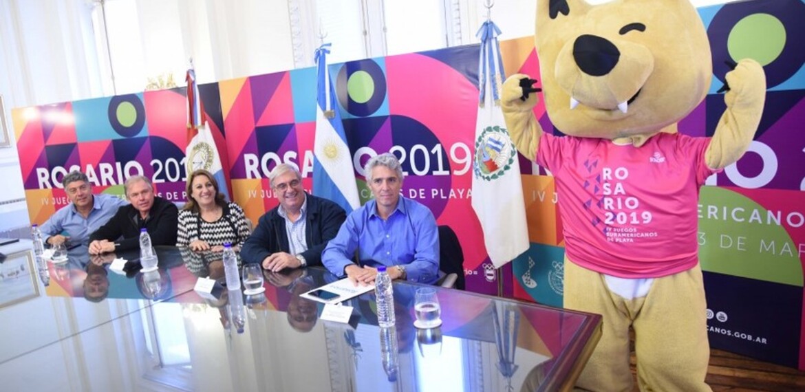 El Comité Olímpico presentó oficialmente los Juegos Suramericanos de Playa Rosario 2019 - Subsecretaría de Comunicación Social (Silvio Moriconi)
