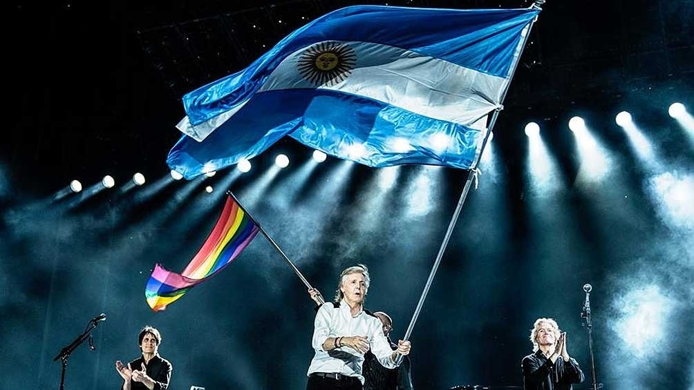 Imagen de Paul McCartney agradeció el recibimiento en la Argentina