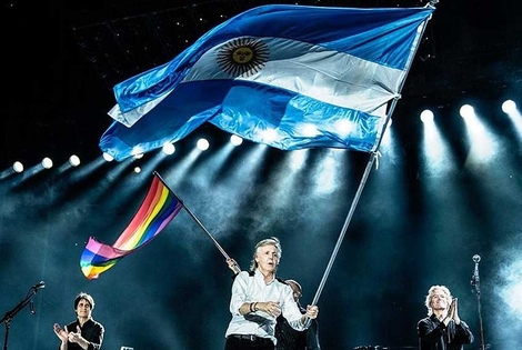 Imagen de Paul McCartney agradeció el recibimiento en la Argentina