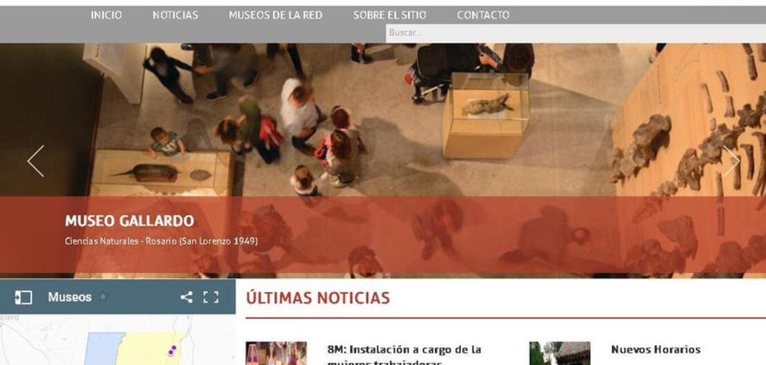 página web www.museosdesantafe.gob.ar