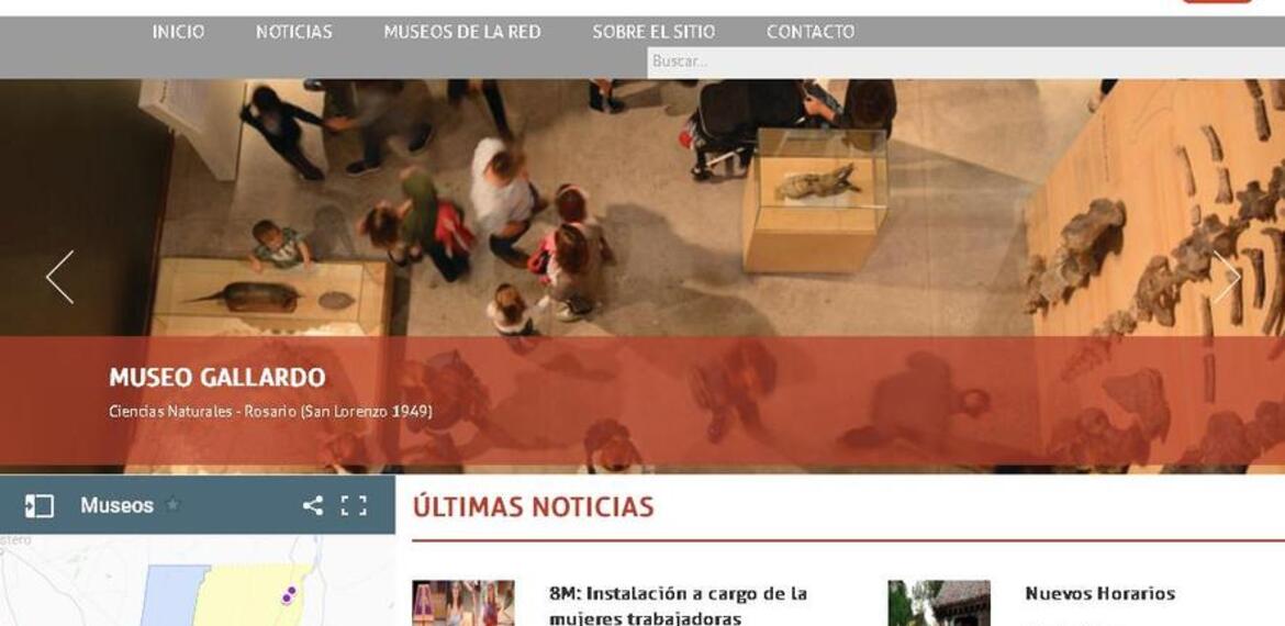 página web www.museosdesantafe.gob.ar