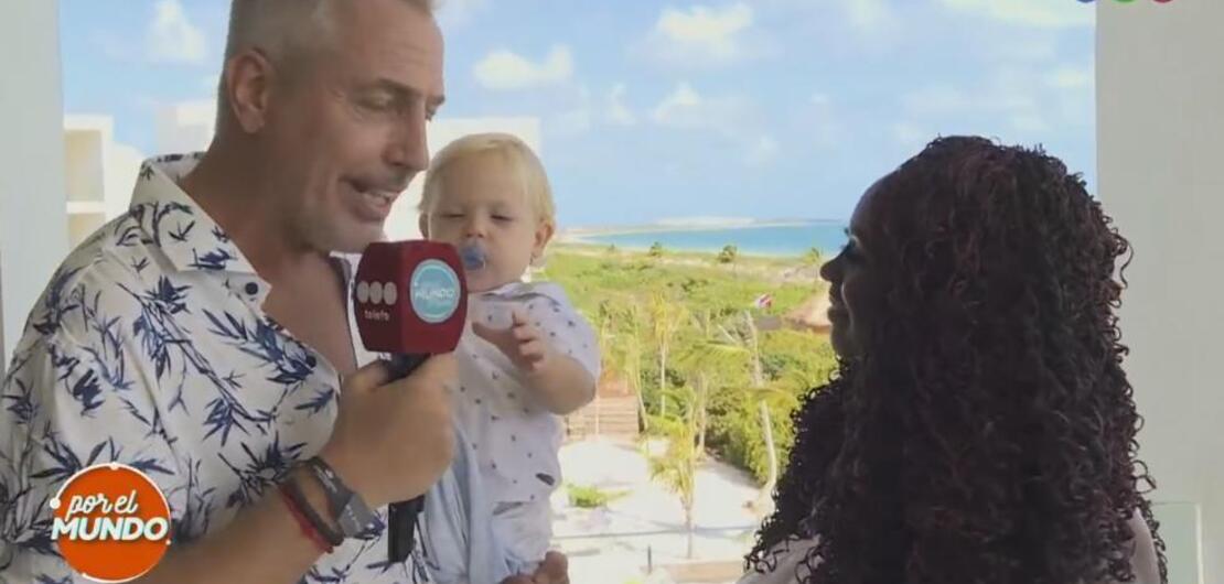 Imagen de Marley y la mujer que llev&oacute; a Mirko en su vientre