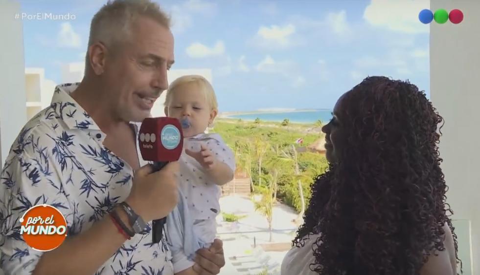 Imagen de Marley y la mujer que llev&oacute; a Mirko en su vientre