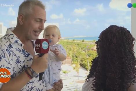 Imagen de Marley y la mujer que llev&oacute; a Mirko en su vientre