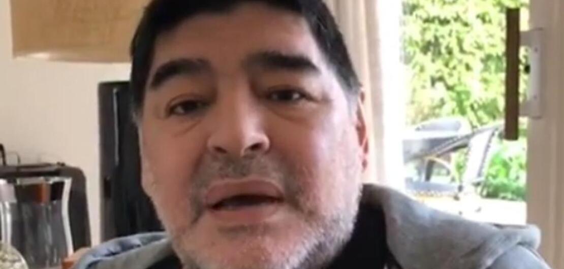 Imagen de Diego Maradona aclara los rumores: "No me estoy muriendo"